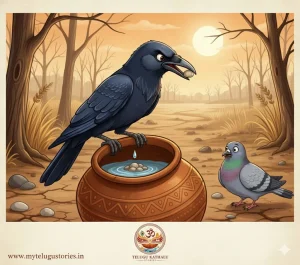 Clever Crow Story in Telugu Clever Crow Story in Telugu